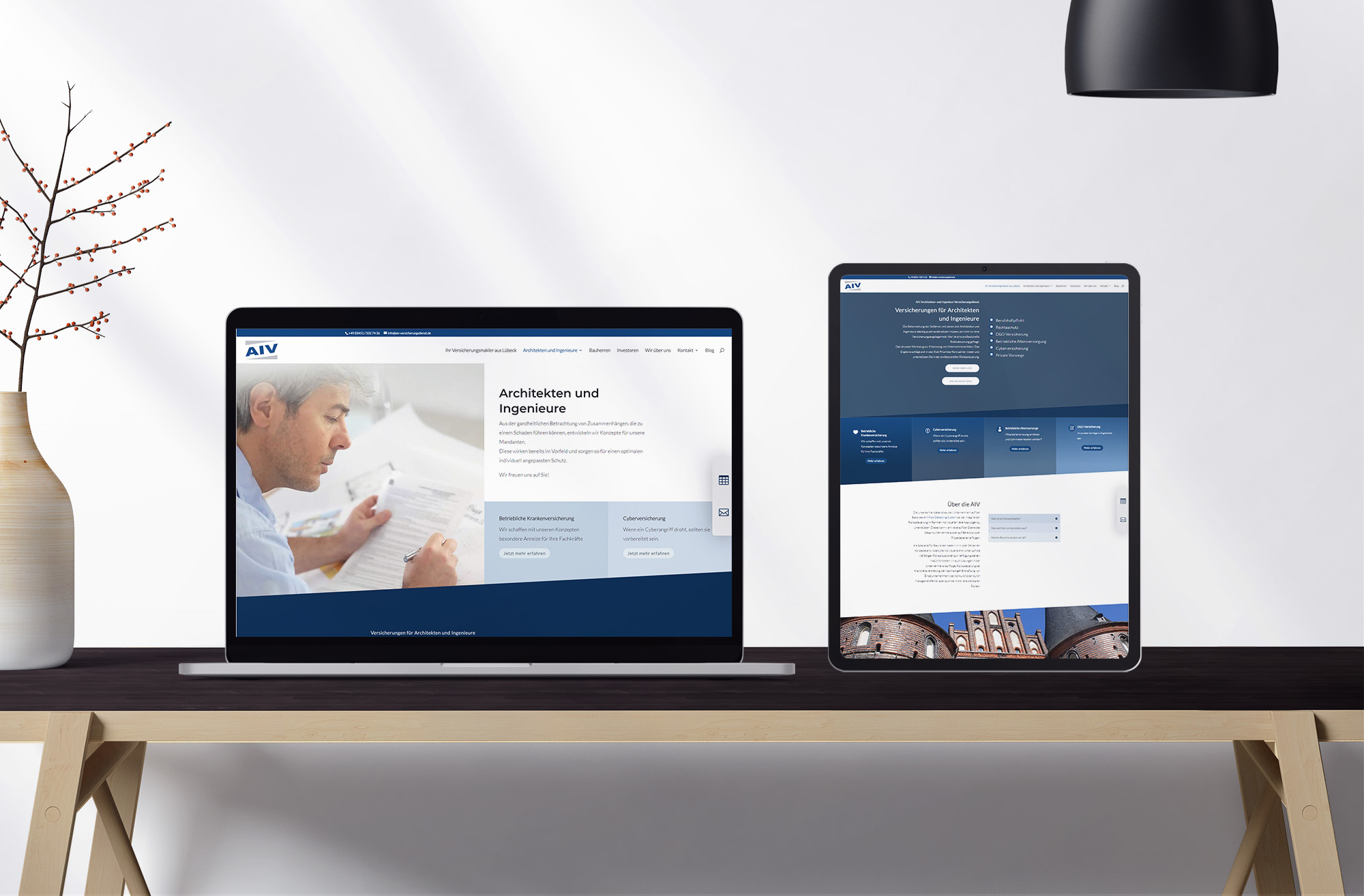 AIV Versicherungsdienst: Webdesign, Beratung, Social Media, SEO, SEA, Newsletter Marketing