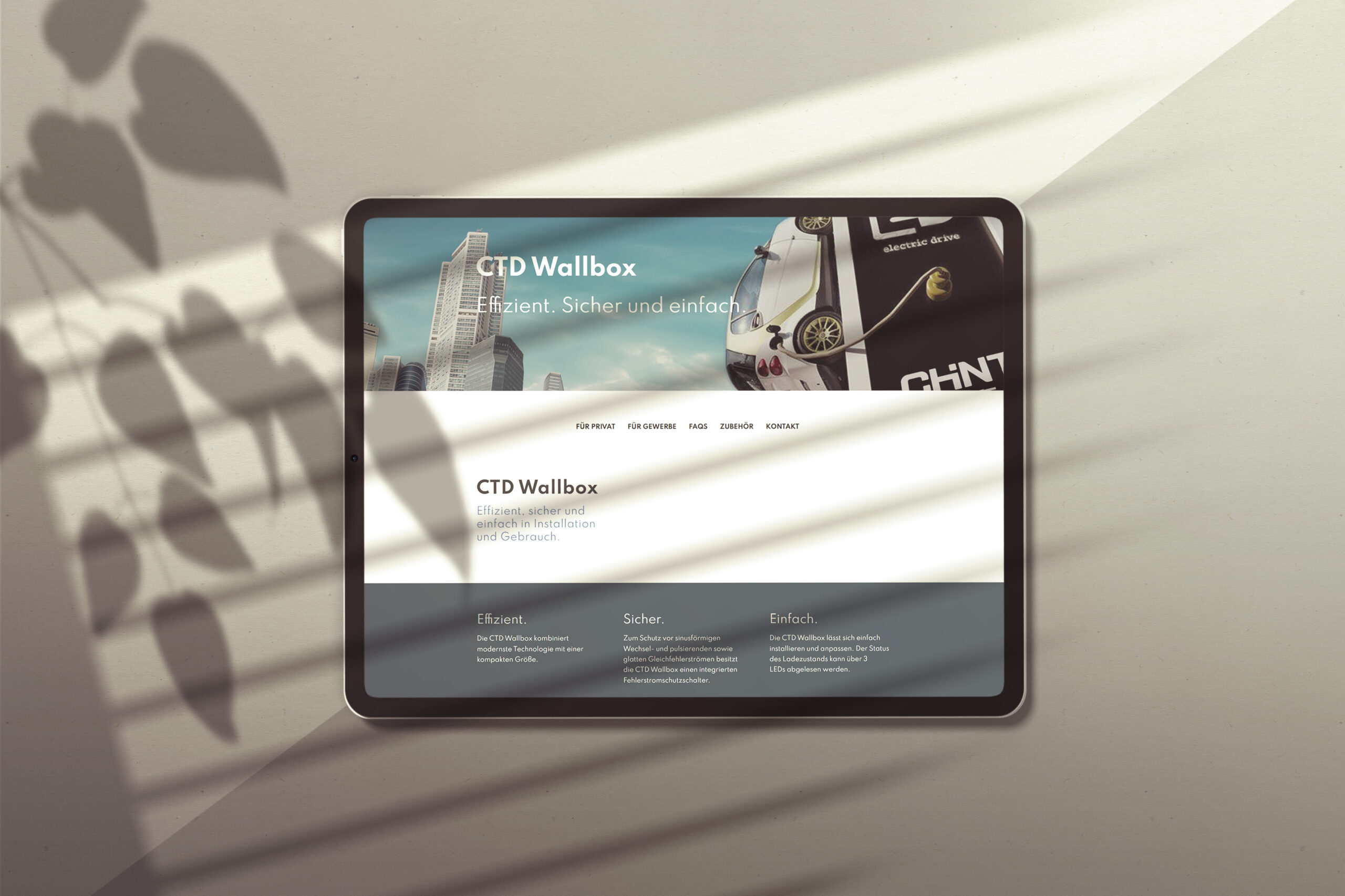 CTD Wallbox: Webdesign, Programmierung, SEO